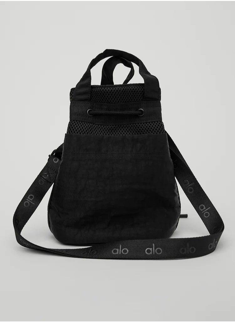Cross Body Bucket Bag Black - Image 2